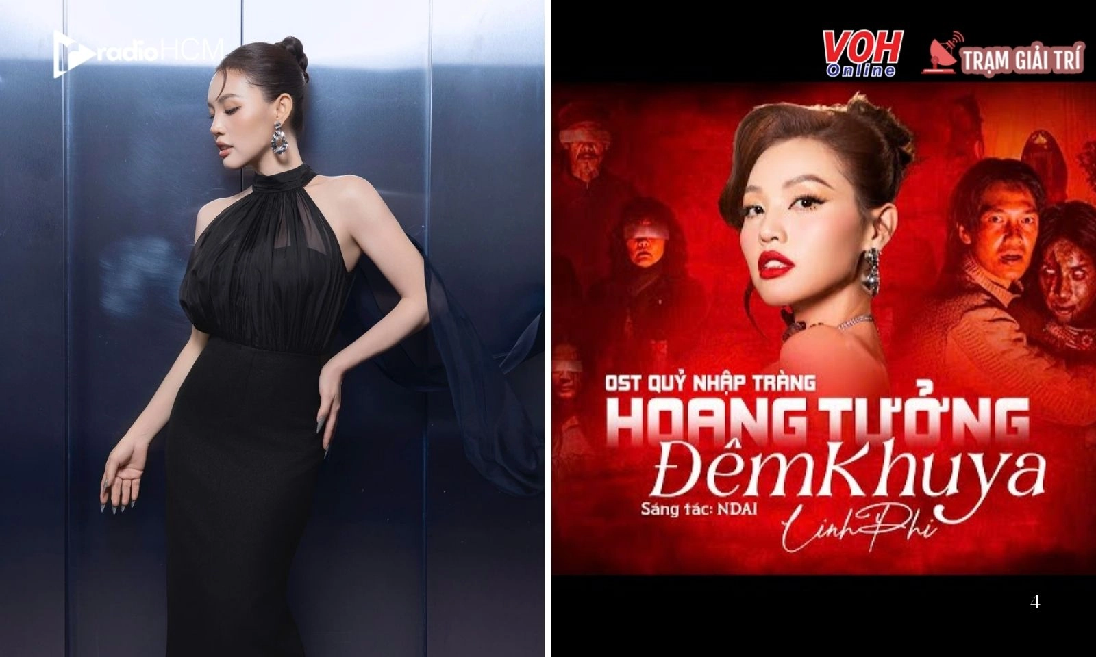 Linh Phi chúc mừng chồng lập kỷ lục phòng vé bằng bản cover OST Quỷ Nhập Tràng 