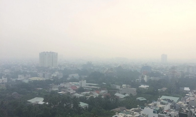 Sáng 26/3: Hà Nội không khí ở mức không lành mạnh, TPHCM không tốt cho nhóm nhạy cảm