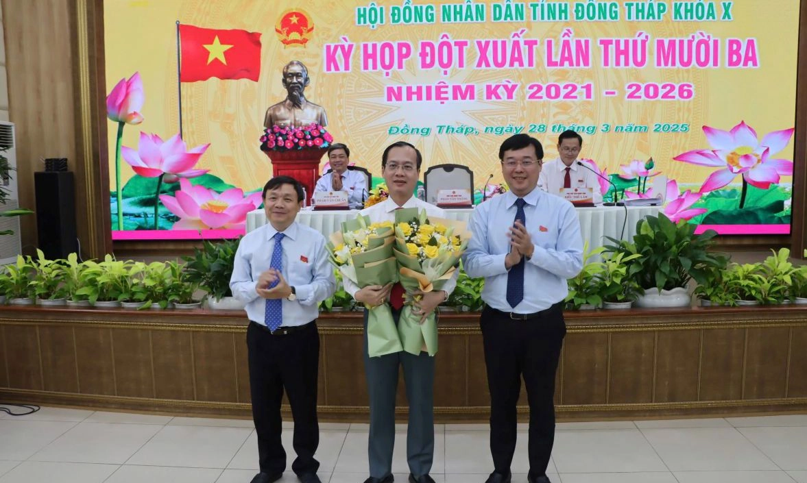 Ông Trần Trí Quang làm Chủ tịch UBND tỉnh Đồng Tháp