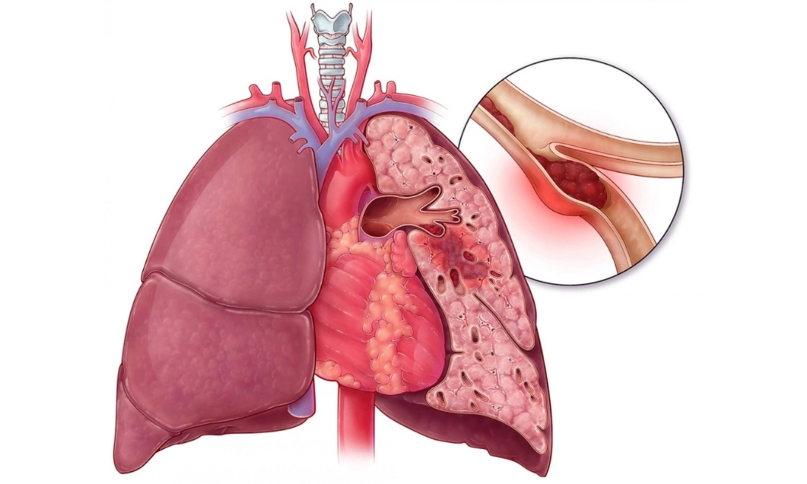 Mối nguy hiểm tiềm ẩn từ thuyên tắc phổi