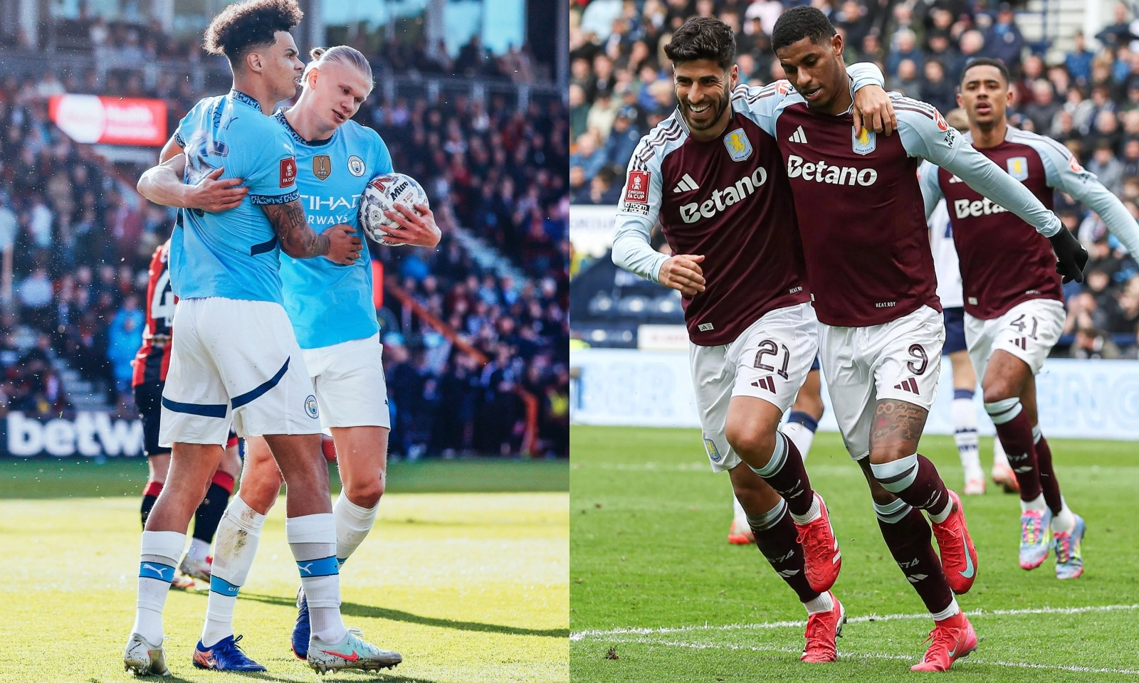 Kết quả Tứ kết FA Cup: Man City lội ngược dòng kịch tính | Rashford bùng nổ, Aston Villa thắng đậm