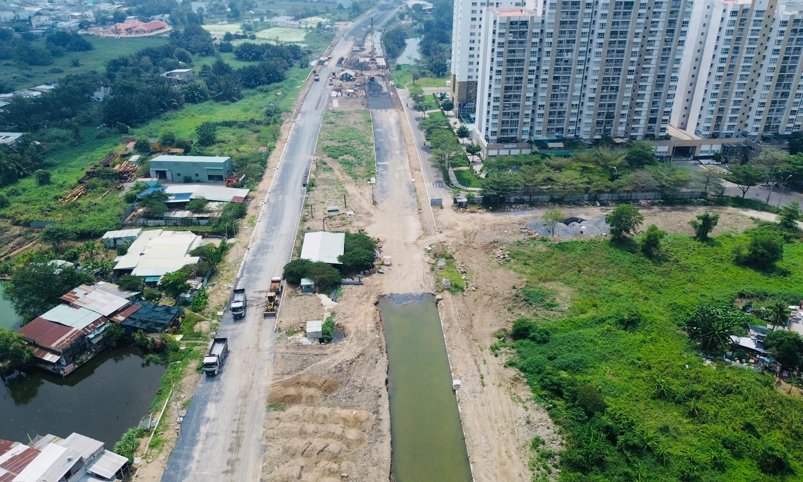 Tiến độ dự án mở rộng Quốc lộ 50, còn vướng mắc về đền bù với một vài hộ dân