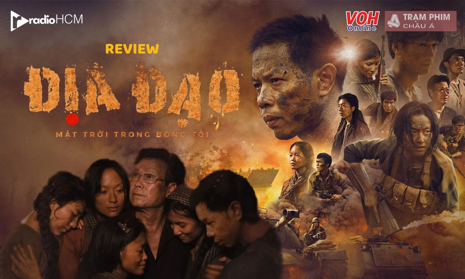 Review Địa Đạo: Mặt Trời Trong Bóng Tối: Thước phim giàu cảm xúc về lịch sử hào hùng