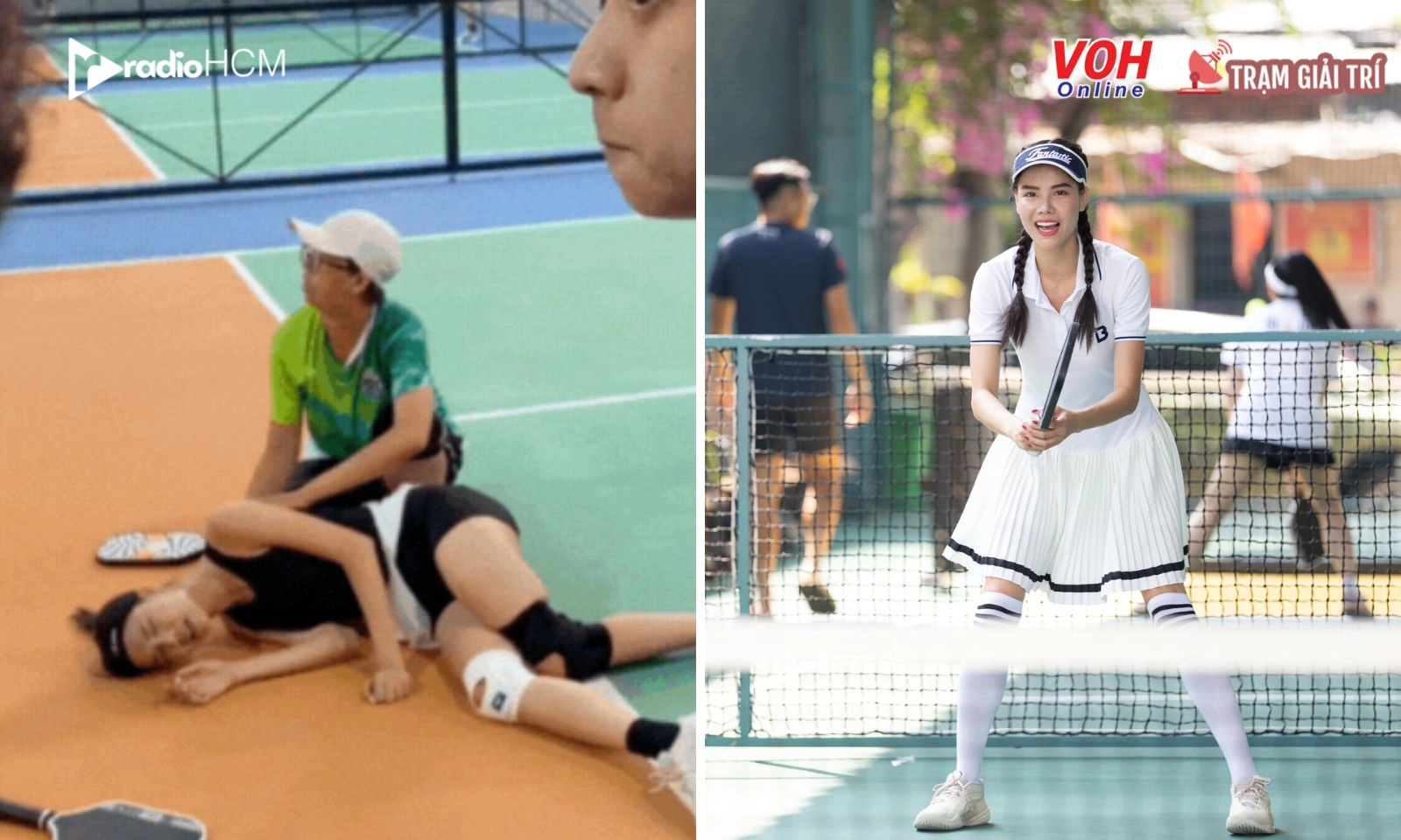Vợ Mạc Hồng Quân ra sao sau khi gãy xương do chơi Pickleball?