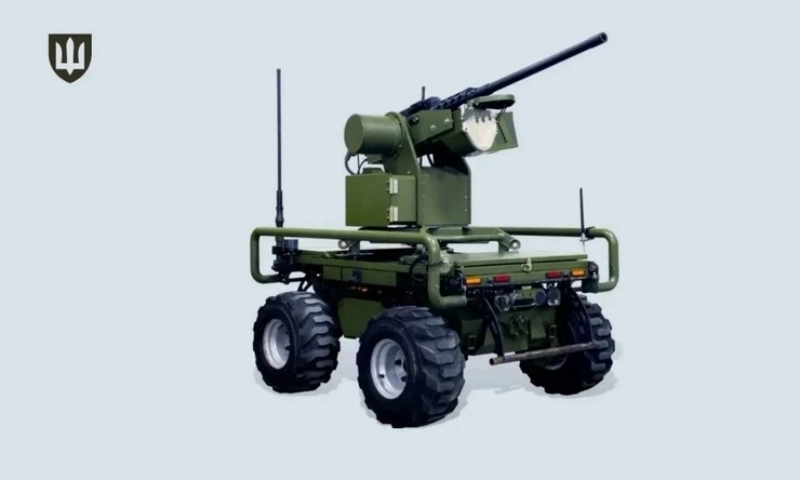 Ukraine triển khai robot chiến đấu D-21-12R ra chiến trường