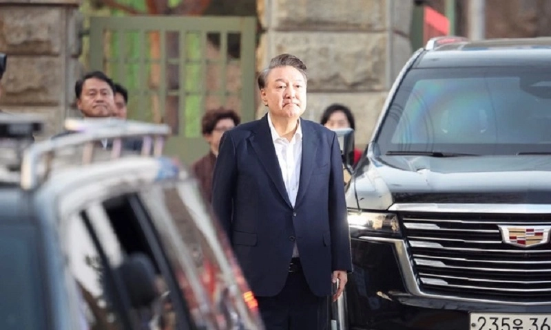 Hàn Quốc khảo sát tỷ lệ người dân ủng hộ phế truất Tổng thống Yoon Suk Yeol