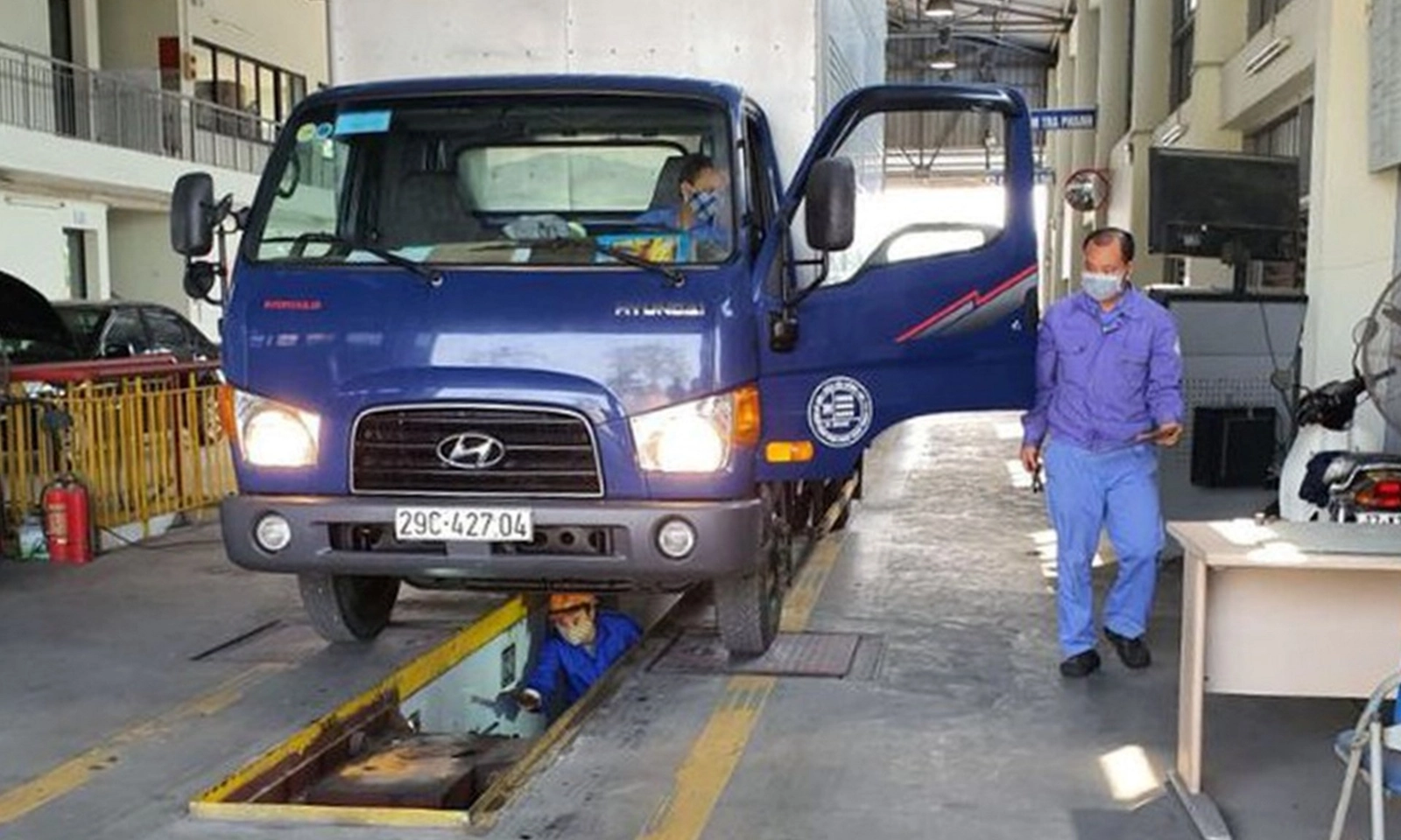 Không để xảy ra tình trạng ách tắc trong hoạt động kiểm định xe cơ giới đường bộ