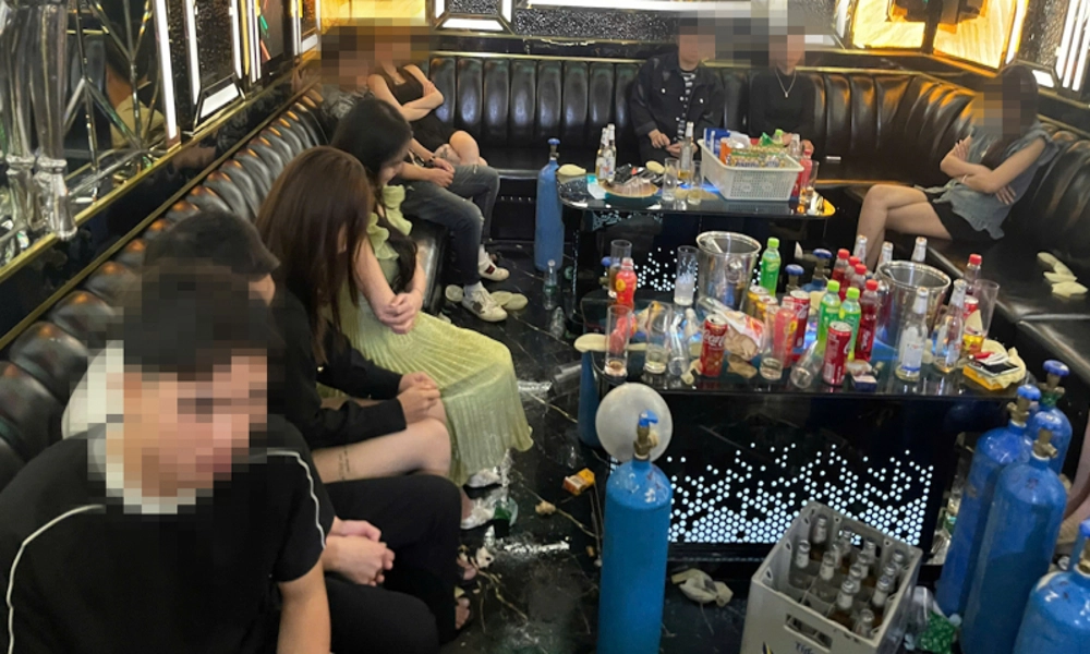 Phát hiện cơ sở karaoke kinh doanh bóng cười trái phép tại Lạng Sơn