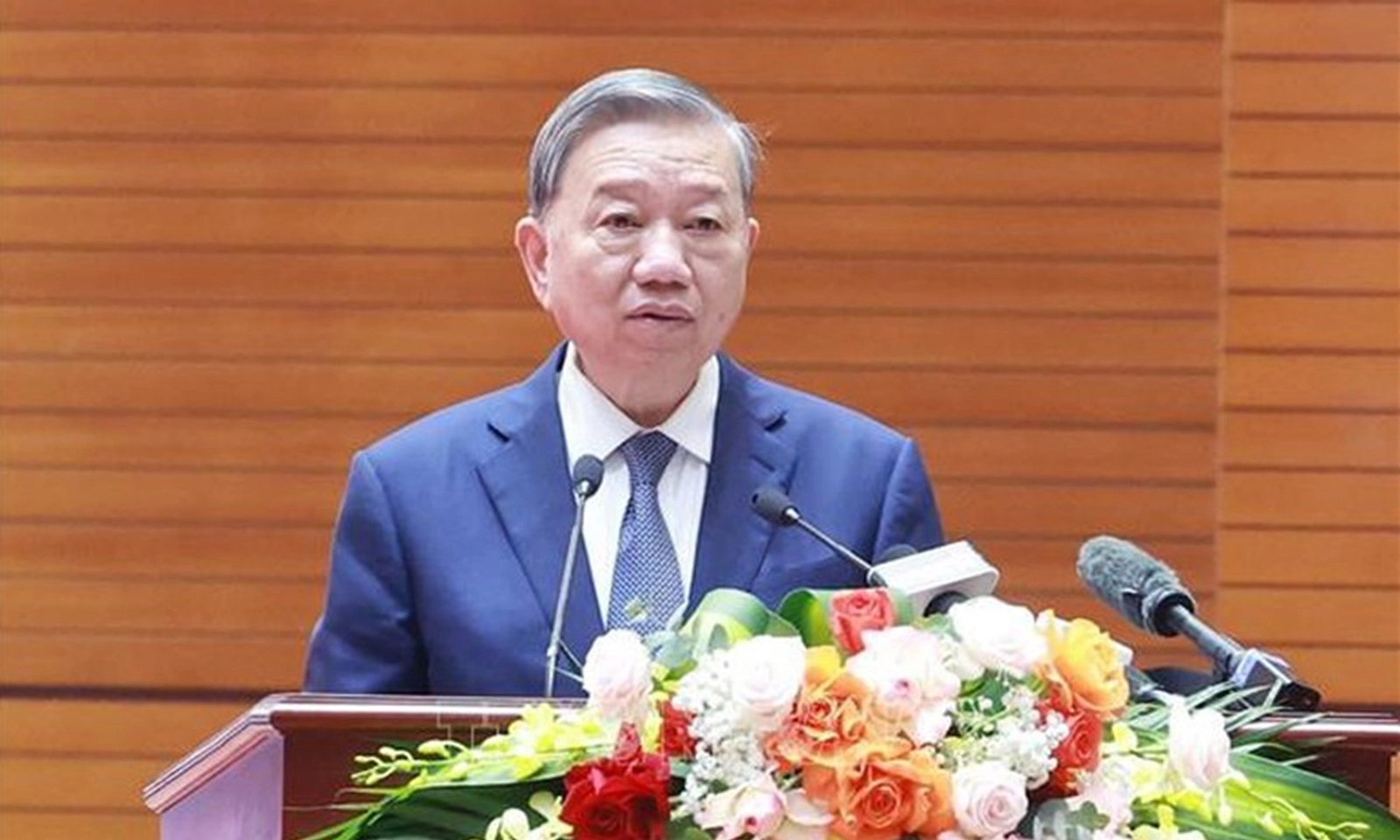 Tổng Bí thư Tô Lâm gặp mặt cựu chiến binh, cựu thanh niên xung phong, dân quân tự vệ