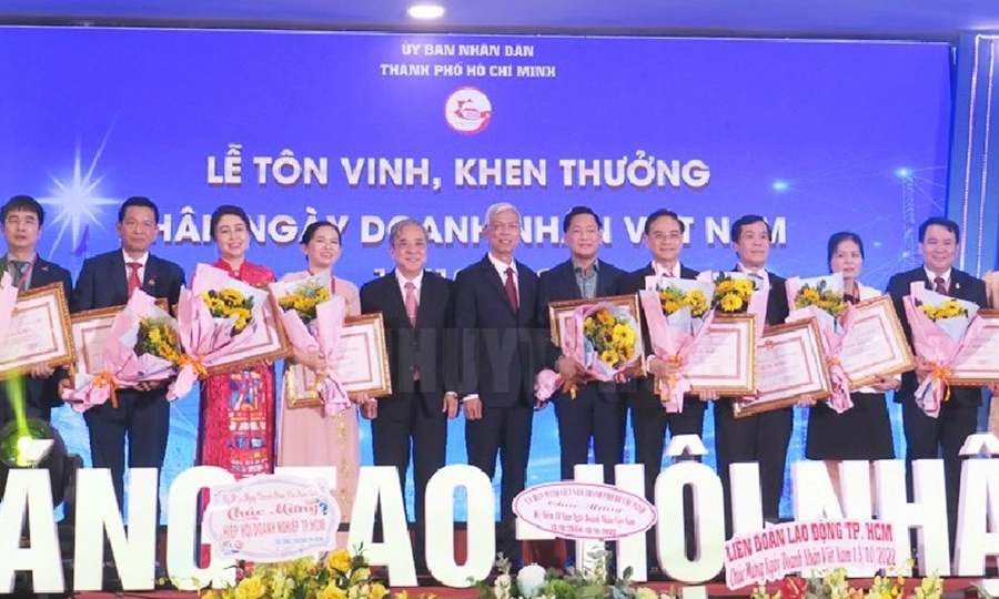 TPHCM sẽ tổ chức lễ tôn vinh 50 doanh nghiệp tiêu biểu có thương hiệu và sản phẩm chủ lực