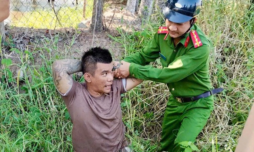 Trộm thay đồ, nhảy hồ, chui bụi vẫn bị bắt gọn ở Ninh Thuận