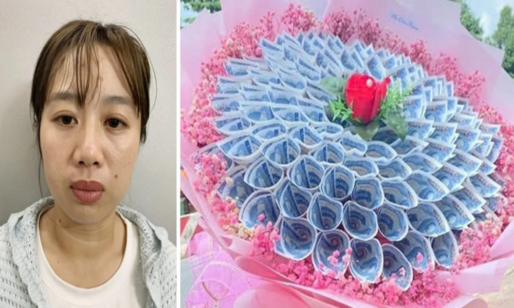 Thủ đoạn lừa đảo qua hoa sinh nhật bằng tiền thật
