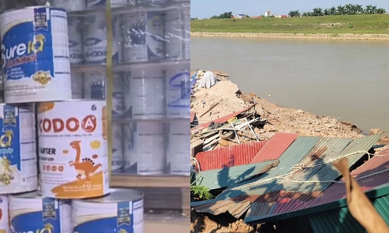 Điểm tin sáng 15/4: Bộ Công thương không quản lý vụ sản xuất sữa bột giả | Sạt lở bờ sông Đuống