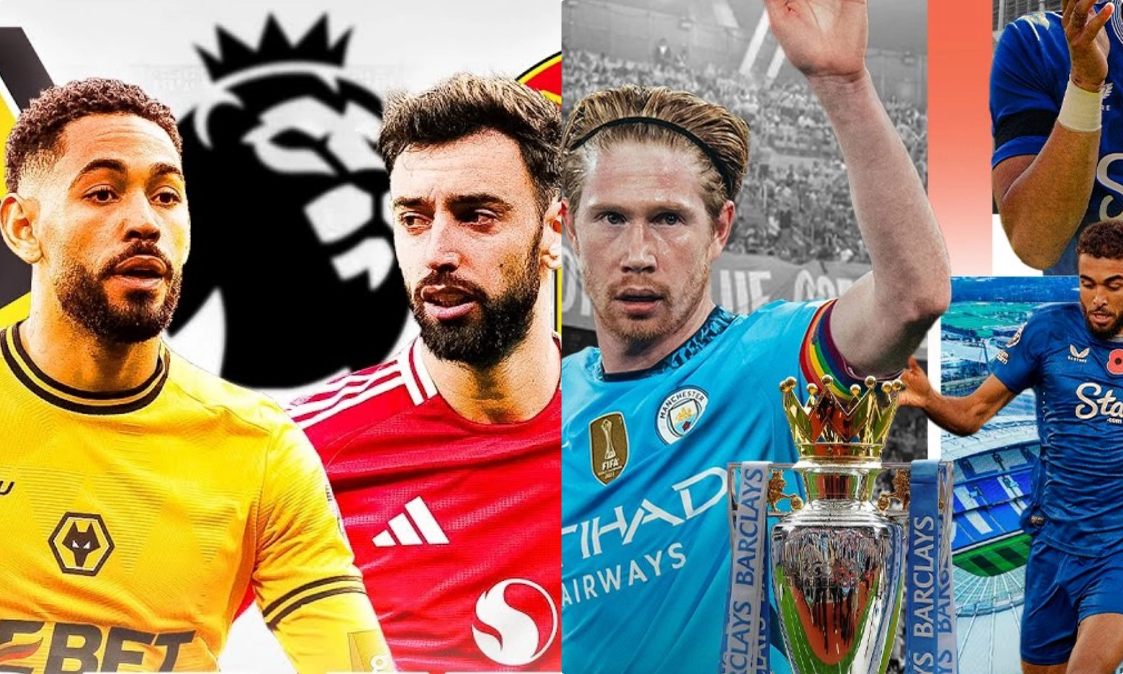 Lịch thi đấu Ngoại hạng Anh vòng 33: MU vs Wolves | Everton vs Man City