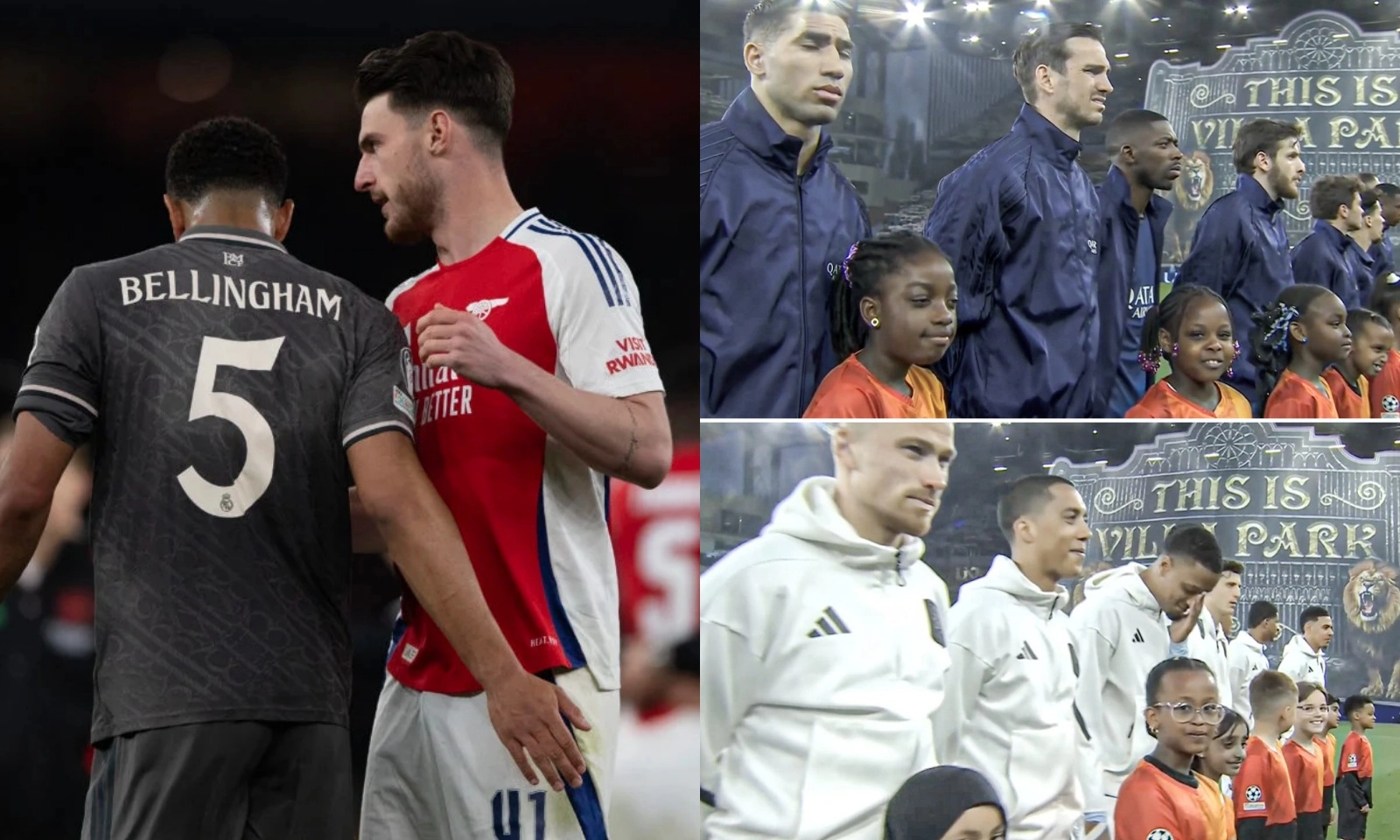 Điểm tin bóng đá 16/4: Bellingham sửng sốt vì Rice | Sự cố khó đỡ trận Aston Villa - PSG