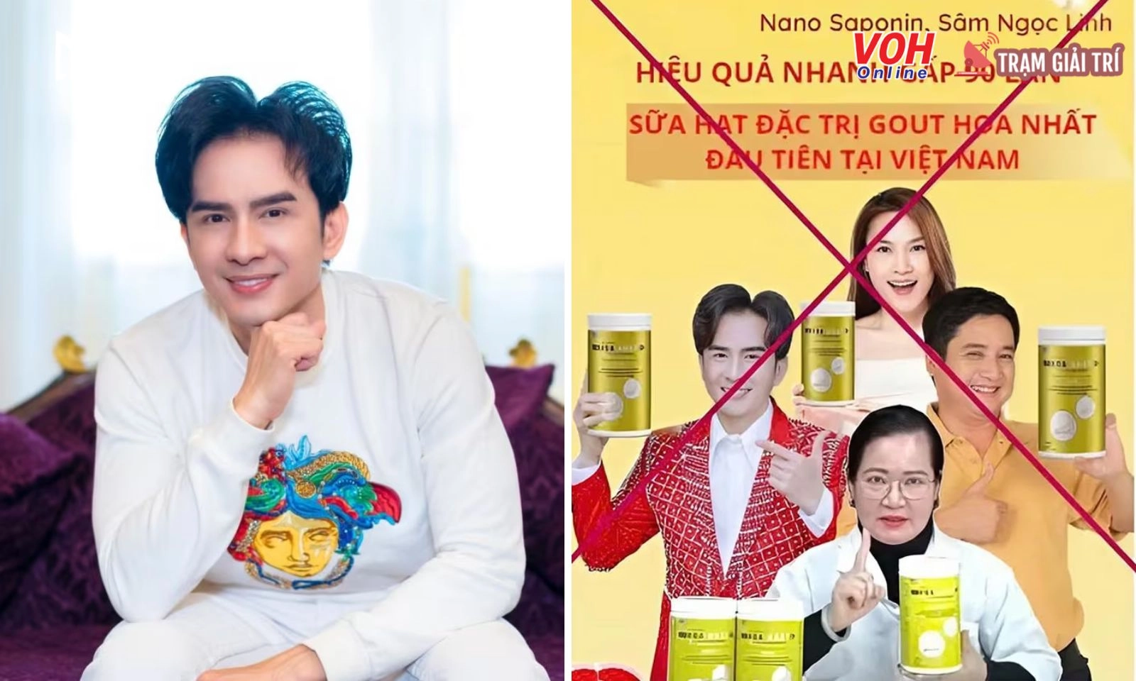 Đan Trường bức xúc vì bị nhãn hàng lấy ảnh quảng cáo sữa không rõ nguồn gốc