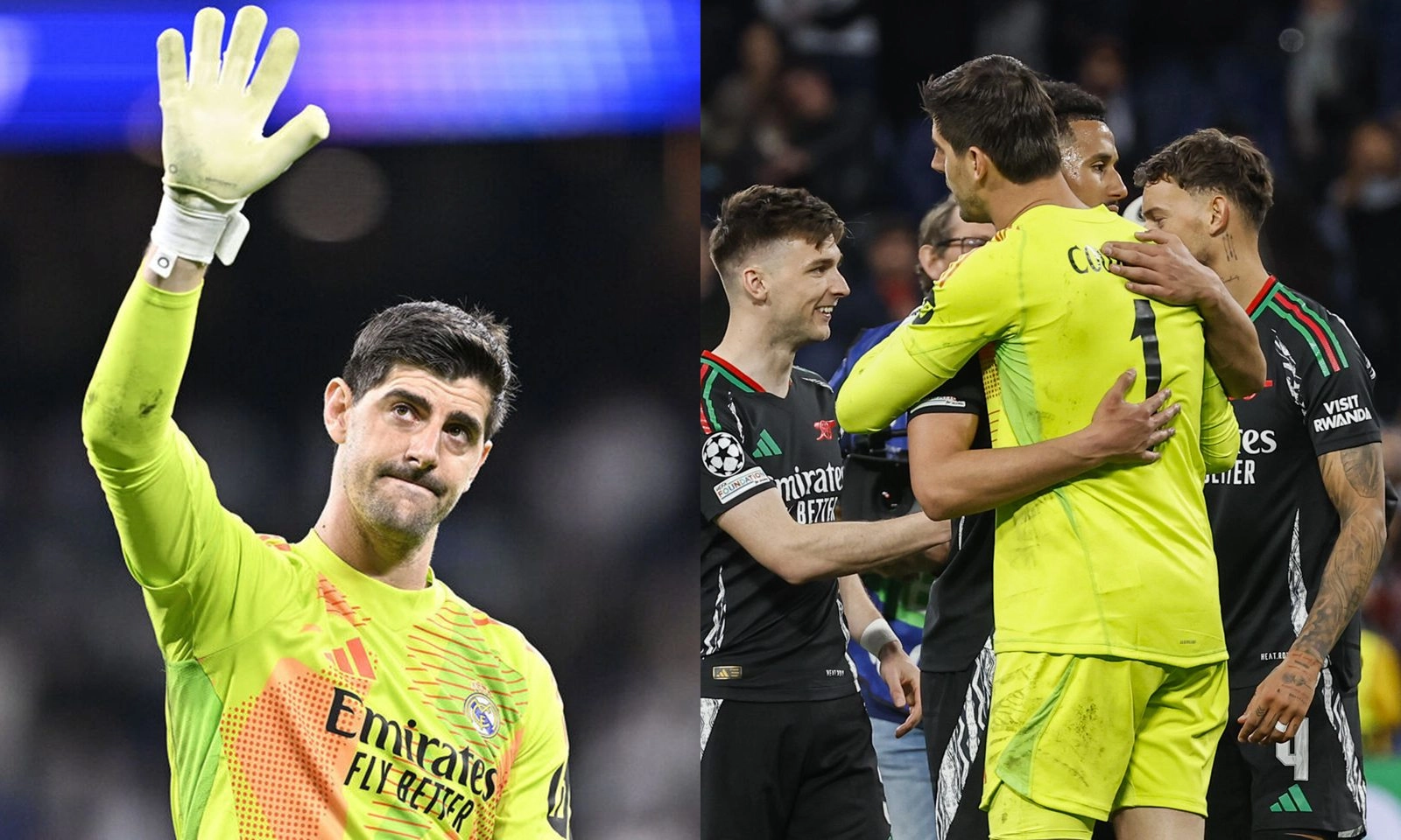 Thibaut Courtois chúc mừng Arsenal, nhấn mạnh Real Madrid vẫn còn mục tiêu 