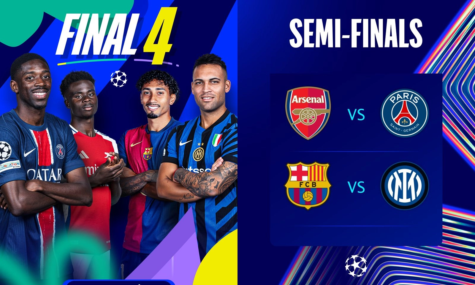 Xác định hai cặp đại chiến tại Bán kết Champions League