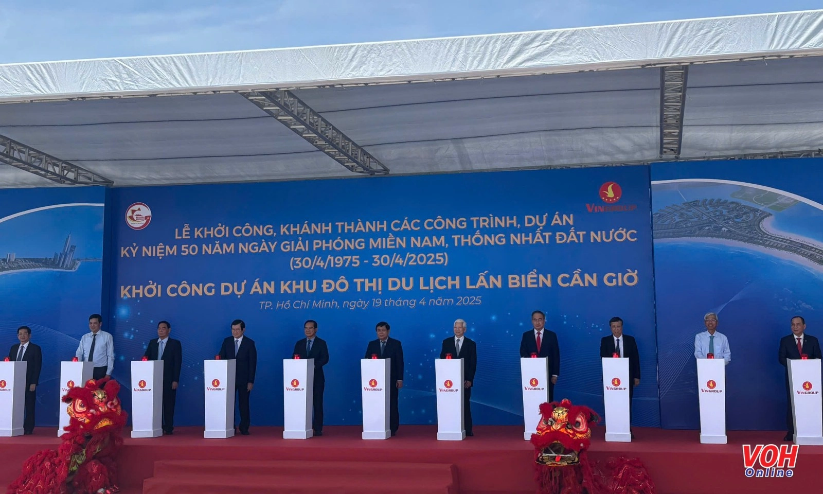 Vingroup khởi công siêu dự án “thành phố trên biển” tại Cần Giờ