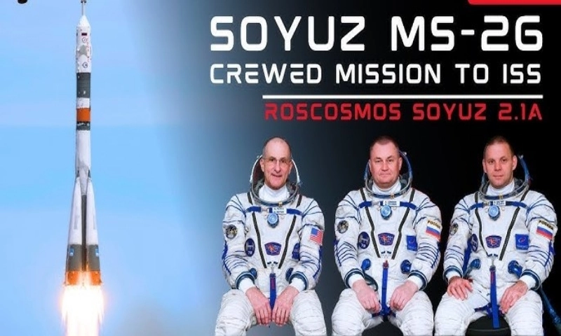 Tàu vũ trụ Soyuz MS-26 của Nga trở về Trái Đất sau 220 ngày trên ISS