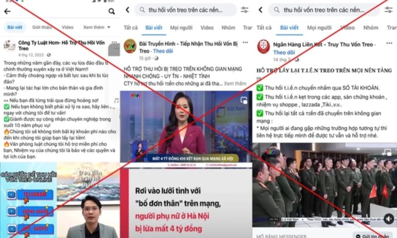 Thủ đoạn lừa đảo hỗ trợ thu hồi vốn treo, lấy lại tiền bị lừa đảo