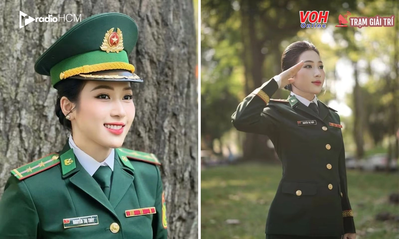 Danh tính nữ trung úy được ví đẹp như hoa hậu 