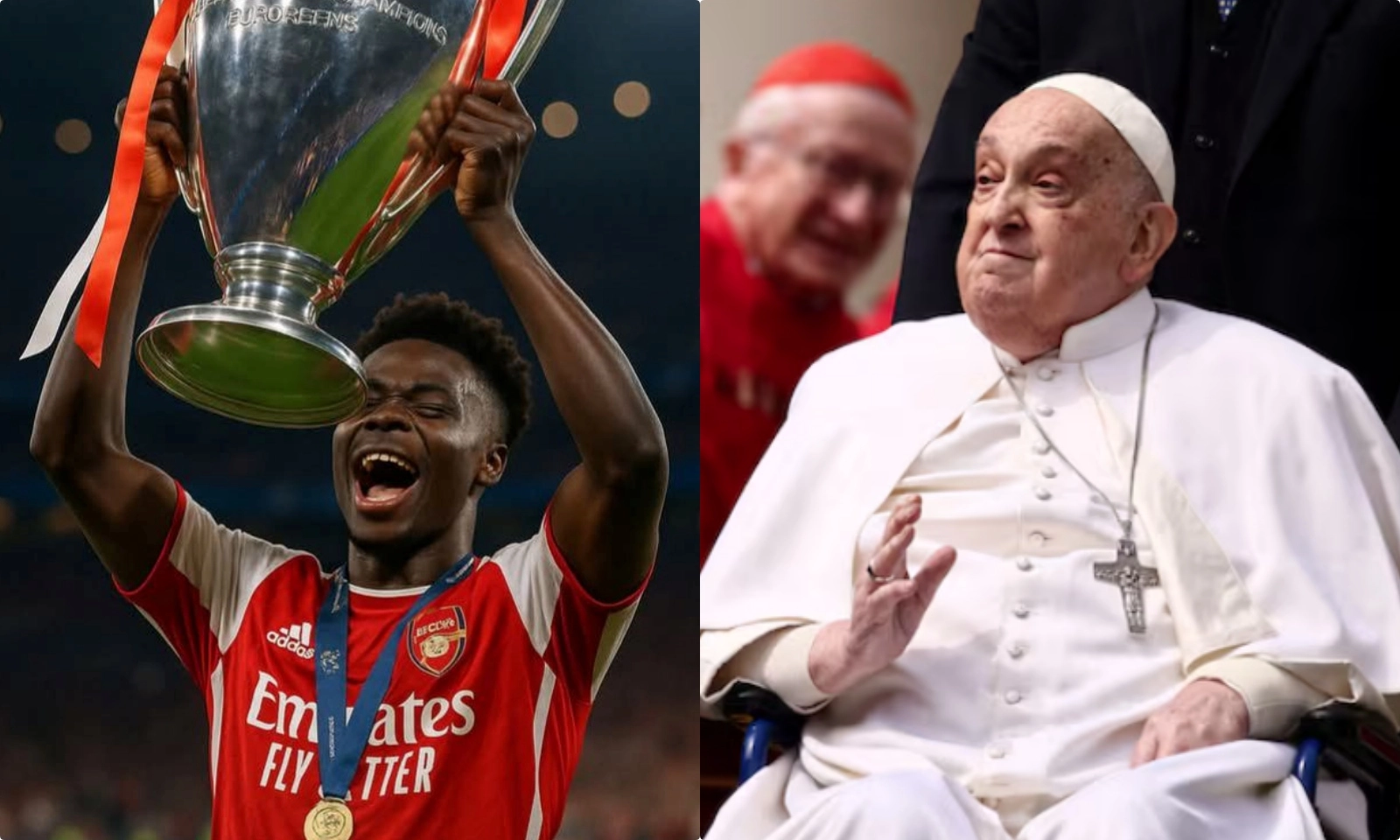 Điềm báo Giáo hoàng dẫn lối Arsenal vô địch Champions League