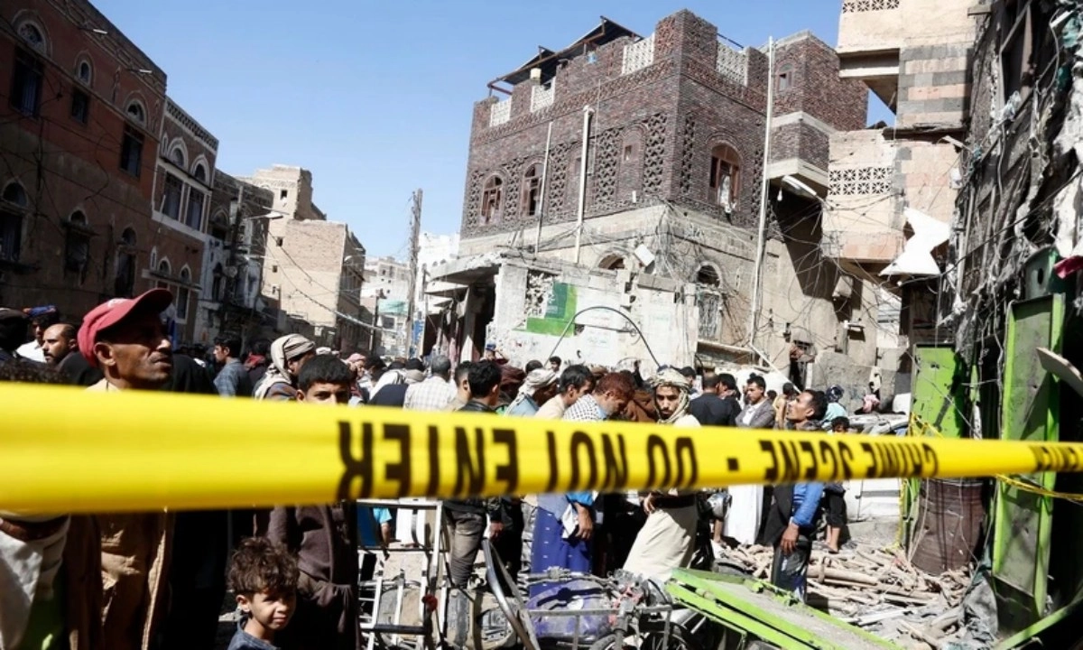 Houthi: Mỹ không kích hơn 1.200 lần, hàng trăm dân thường thương vong