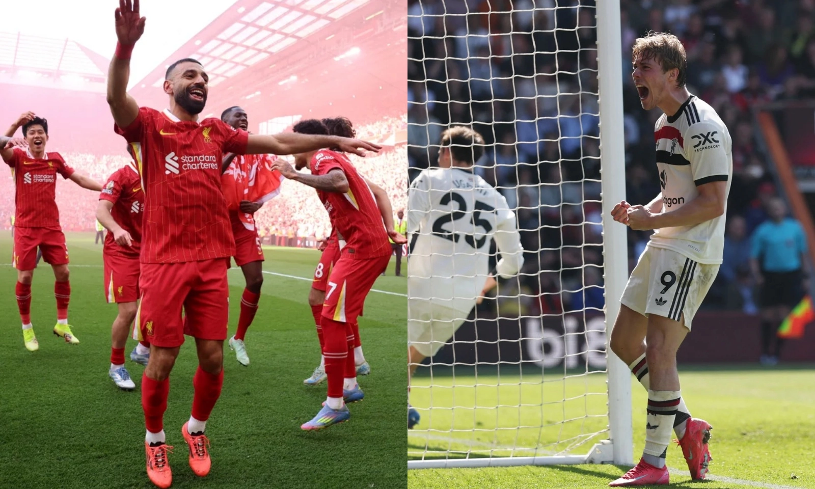 Kết quả Ngoại hạng Anh vòng 34: Huỷ diệt Tottenham, Liverpool vô địch sớm | Hojlund giải cứu MU