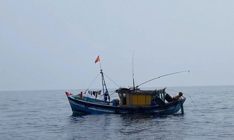 Quảng Trị xử lý hai tàu cá vi phạm khai thác thủy sản trái phép