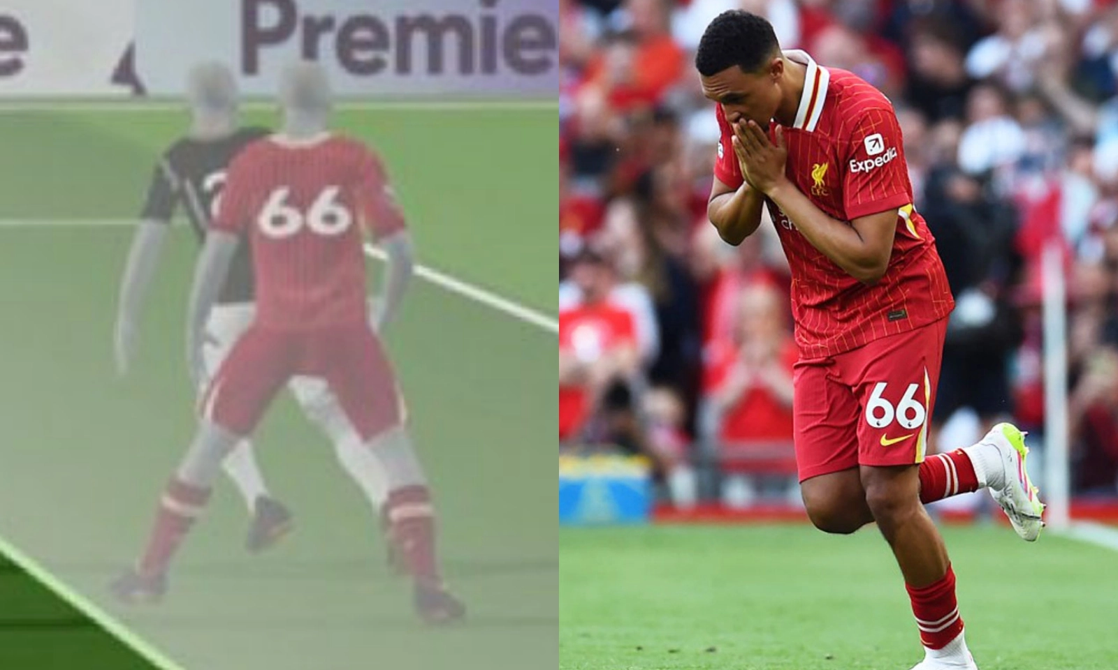 Bị fan Liverpool la ó, Alexander-Arnold tiếp tay cho Arsenal gỡ hoà