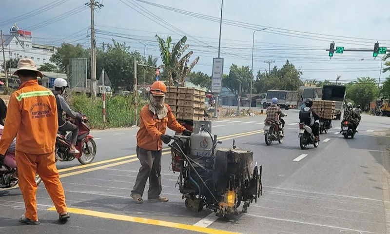 Long An xử lý 20 điểm đen, tiềm ẩn tai nạn giao thông
