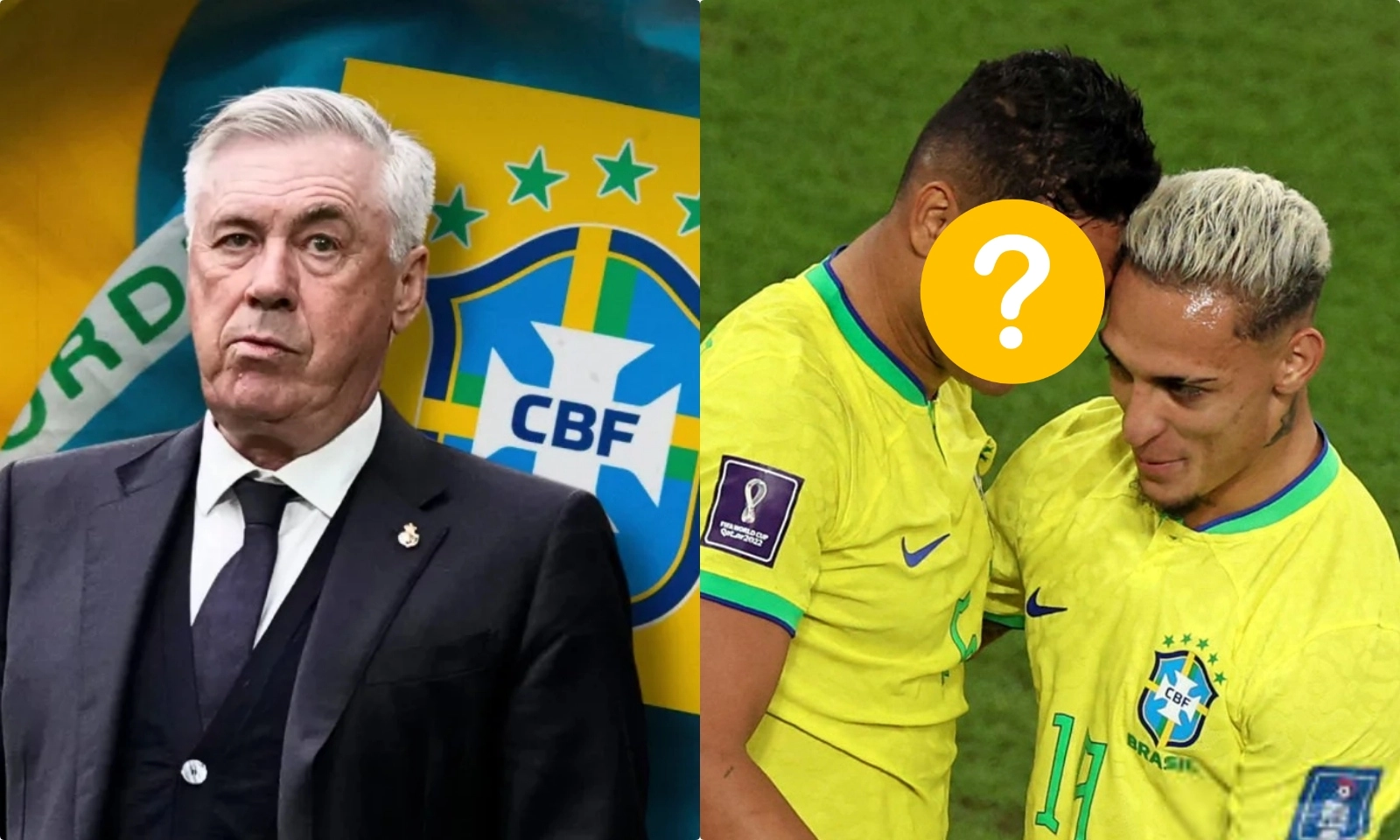 Ancelotti triệu tập tuyển Brazil lần đầu: Trọng dụng Antony và trò cưng MU | Neymar ở chế độ chờ