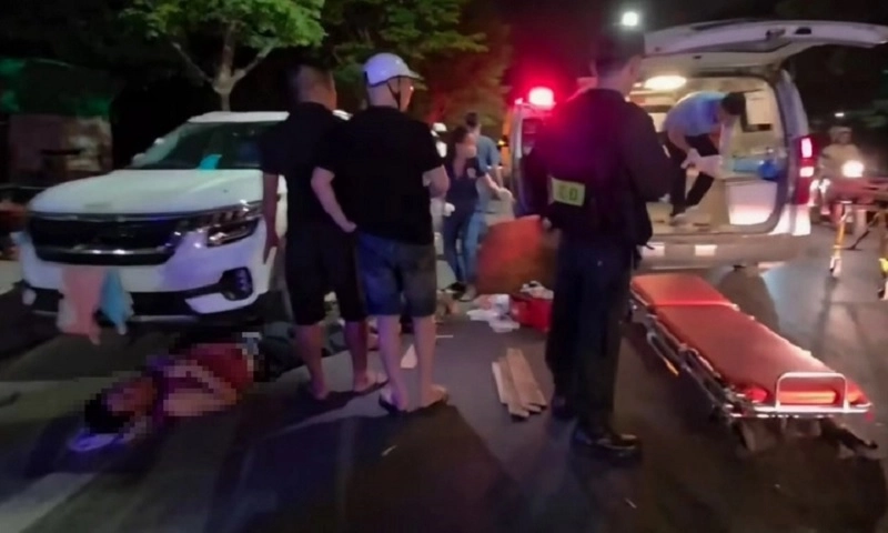 Tài xế taxi trình diện sau tai nạn khiến hai người bị thương