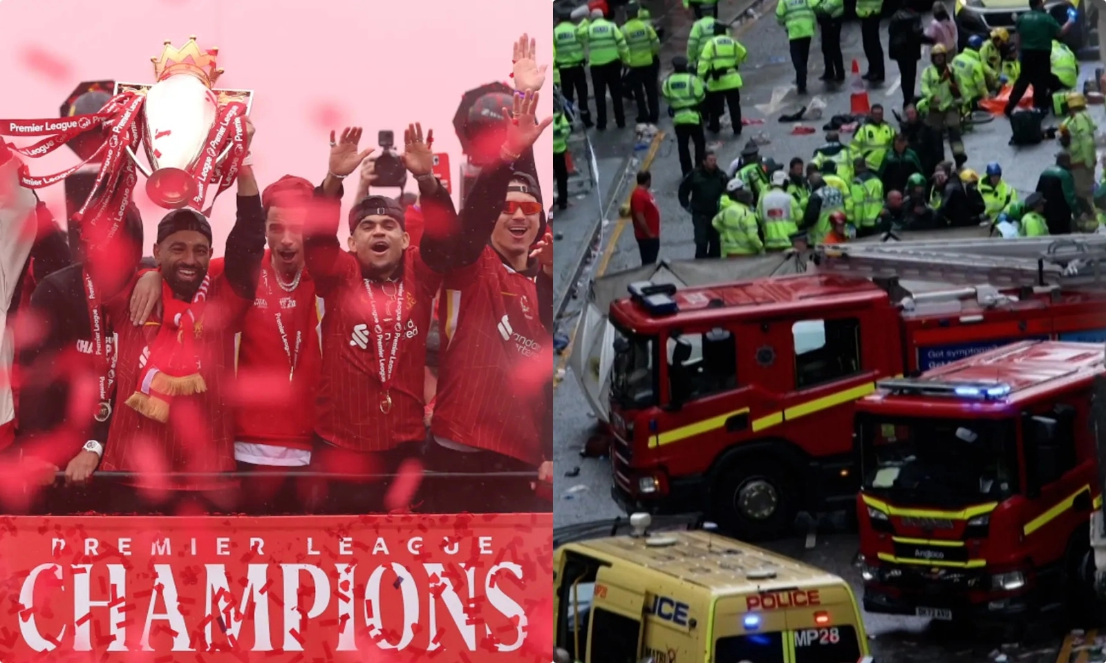 Kinh hoàng! Xe điên náo loạn lễ ăn mừng của Liverpool