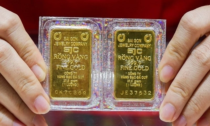 Giá vàng bật tăng, vẫn thấp hơn gần 6 triệu đồng so với đỉnh