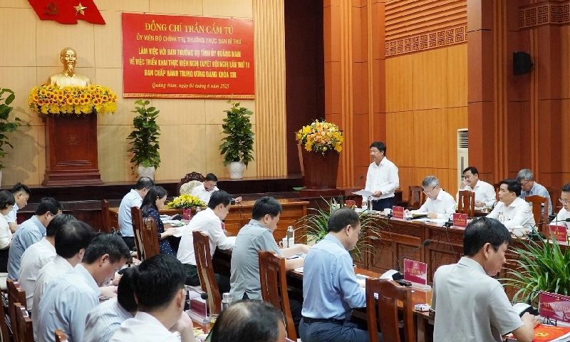 Quảng Nam tăng cường thêm cán bộ cấp tỉnh giữ các chức vụ chủ chốt ở cấp xã mới