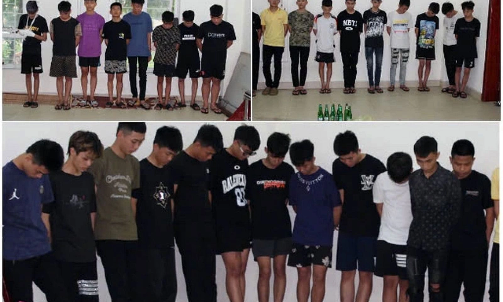 Nghệ An: Bắt hai nhóm thanh niên mang hung khí hỗn chiến trong đêm 