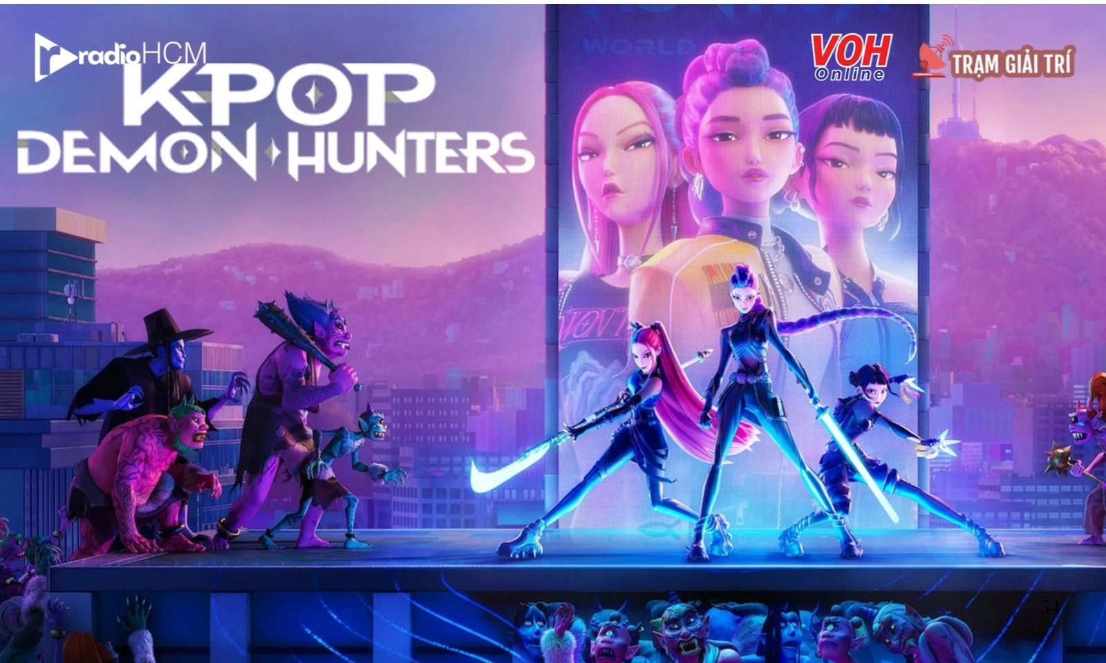 K-pop Demon Hunters: Thần tượng Kpop thành thợ săn quỷ và gây bão toàn cầu 