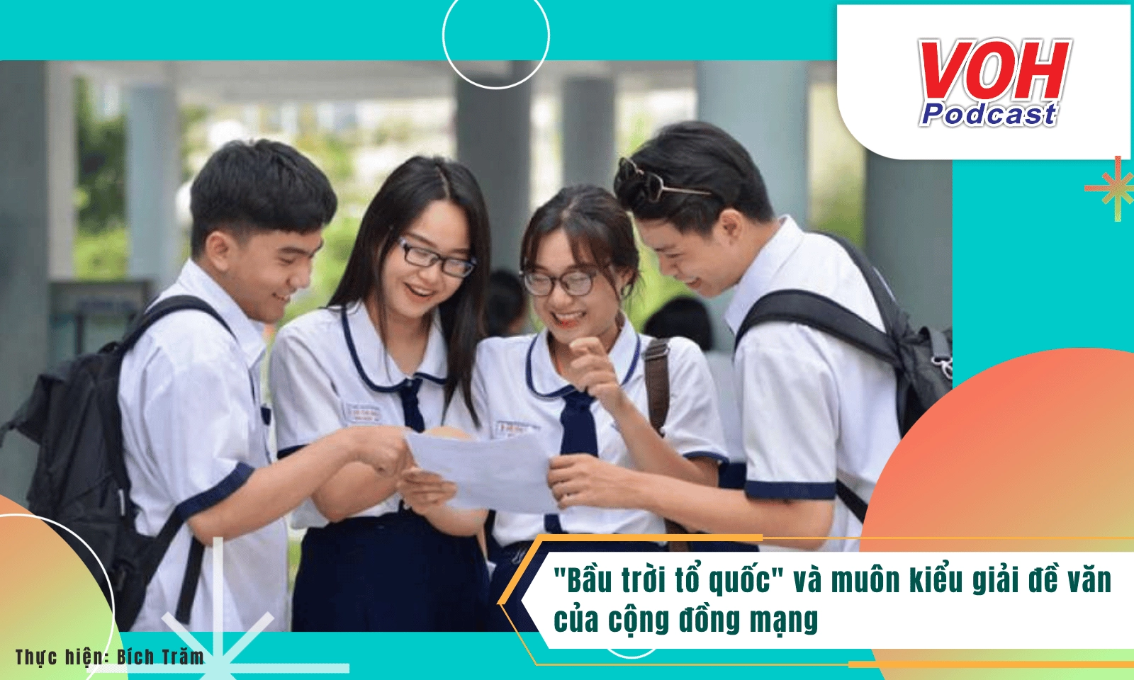 Bầu trời tổ quốc và muôn kiểu giải đề văn của cộng đồng mạng