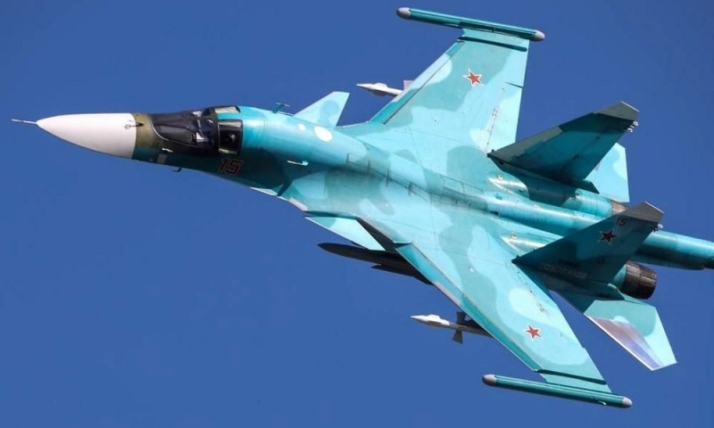 Cường kích Su-34 Nga rơi khi bay huấn luyện