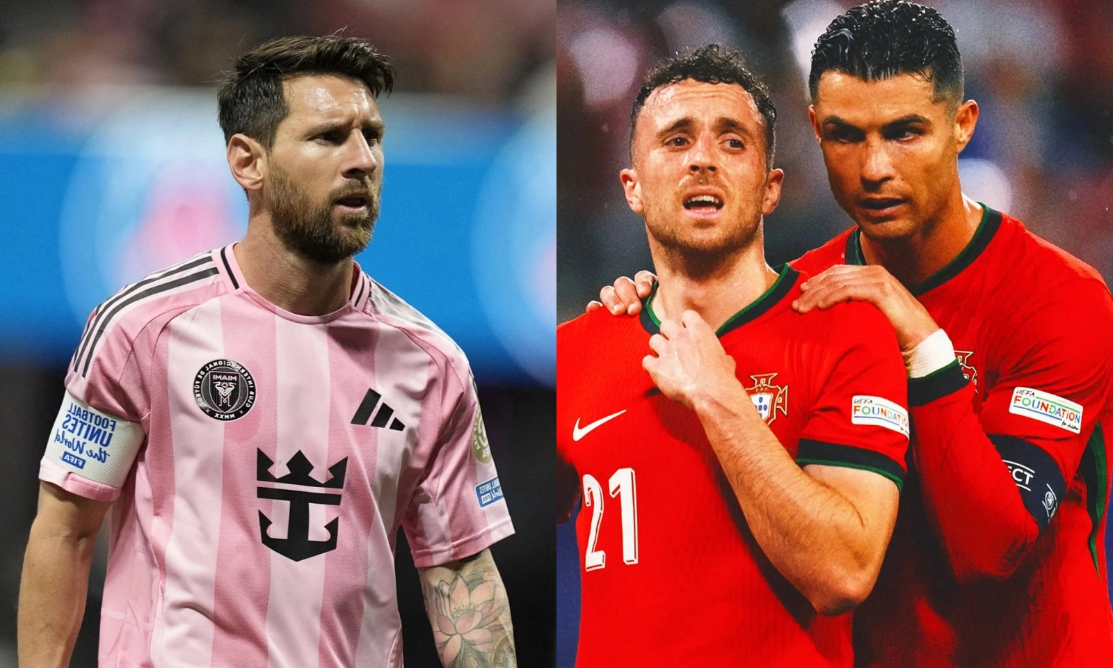 Ronaldo và Messi đau lòng vĩnh biệt Jota