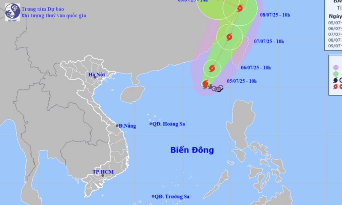 Bão số 2 giật cấp 11, khả năng mạnh thêm