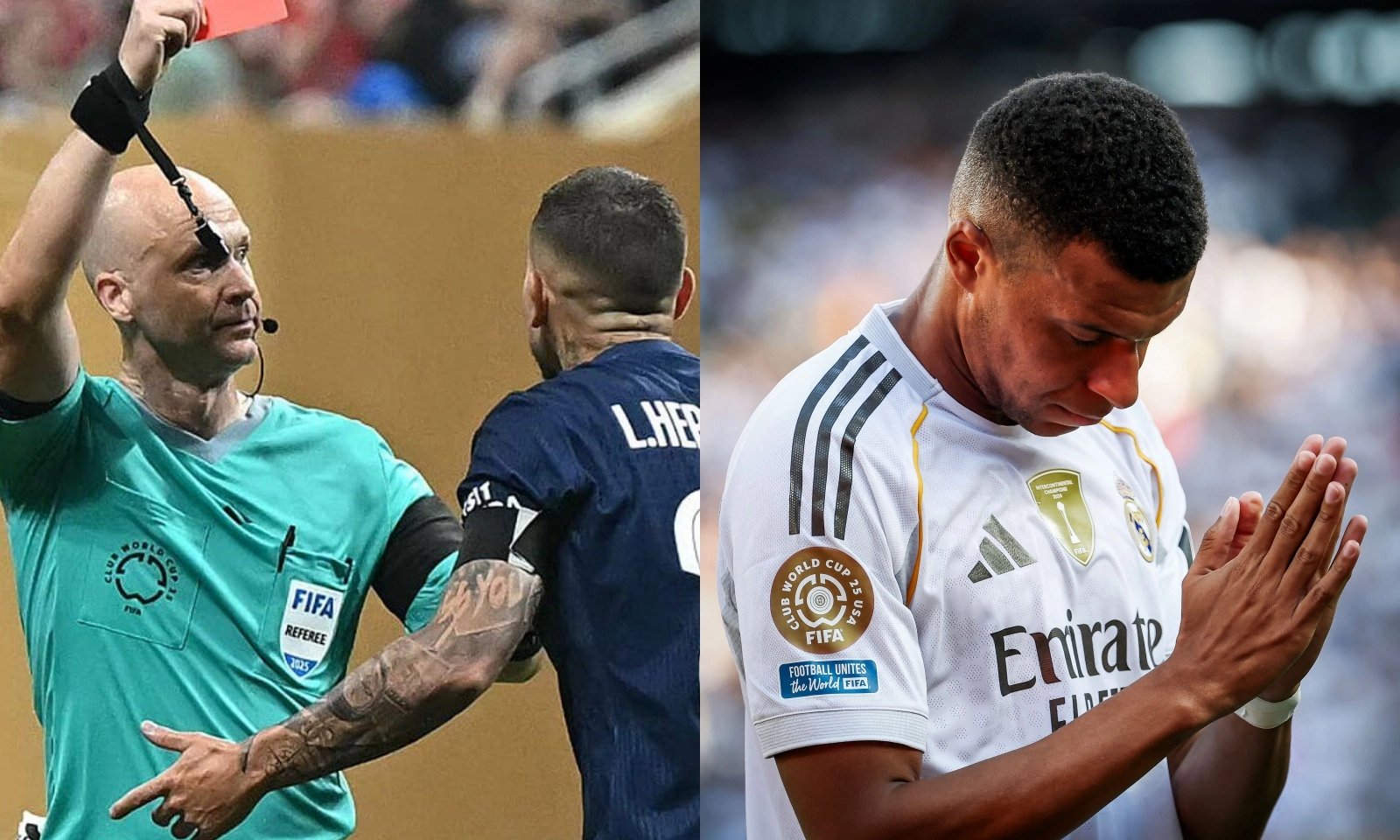Mưa thẻ đỏ tại FIFA Club World Cup, Real Madrid hẹn gặp PSG ở Bán kết