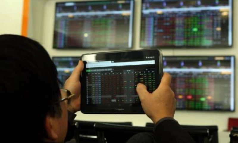 VN-Index áp sát mốc 1.400 điểm