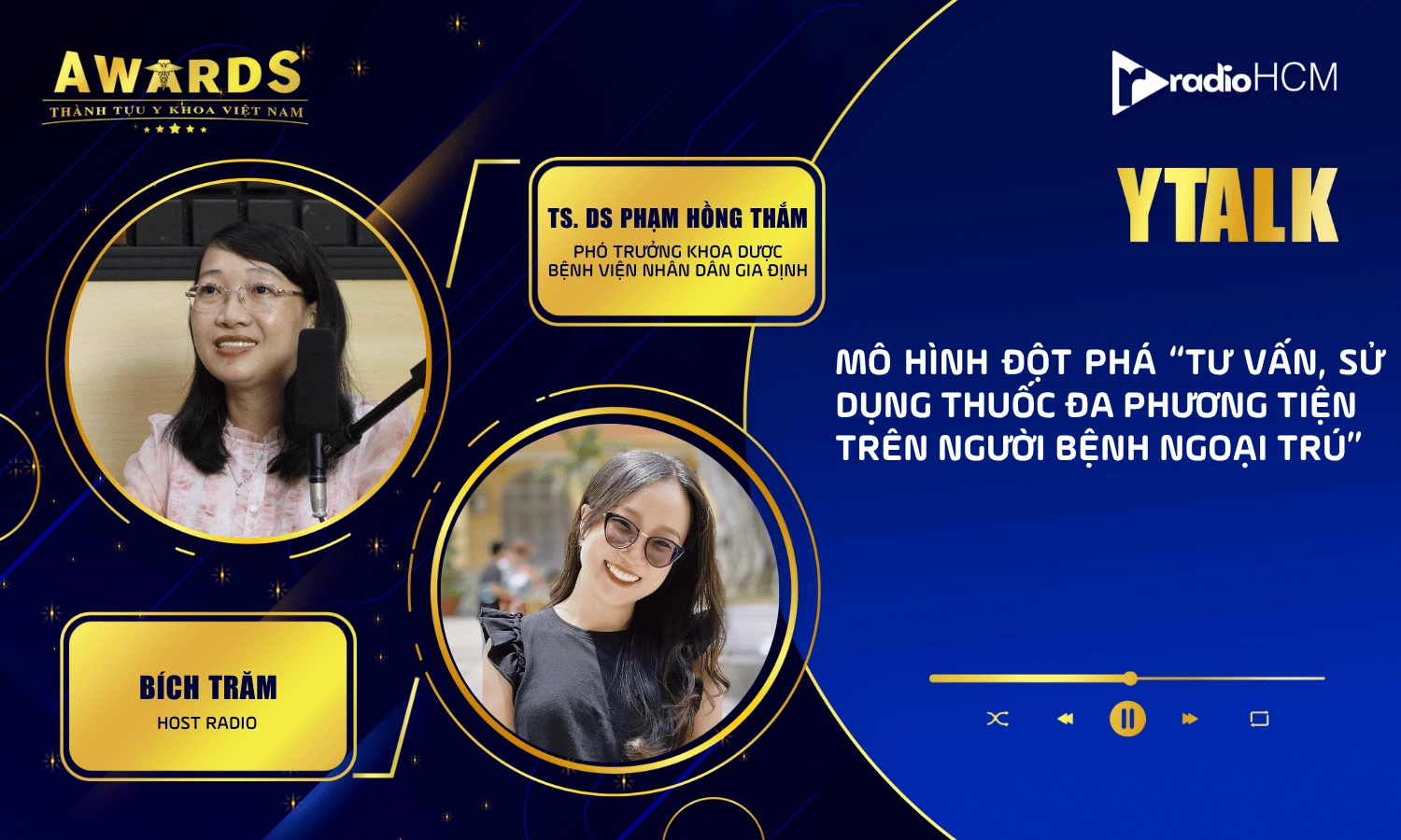 Tư vấn, sử dụng thuốc đa phương tiện trên người bệnh ngoại trú