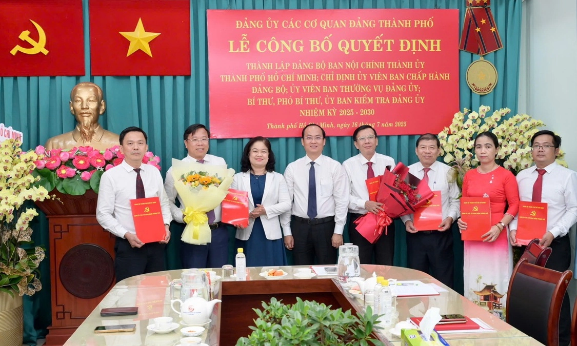 TPHCM: Chỉ định ông Huỳnh Khắc Điệp làm Bí thư Đảng ủy Ban Nội chính Thành ủy