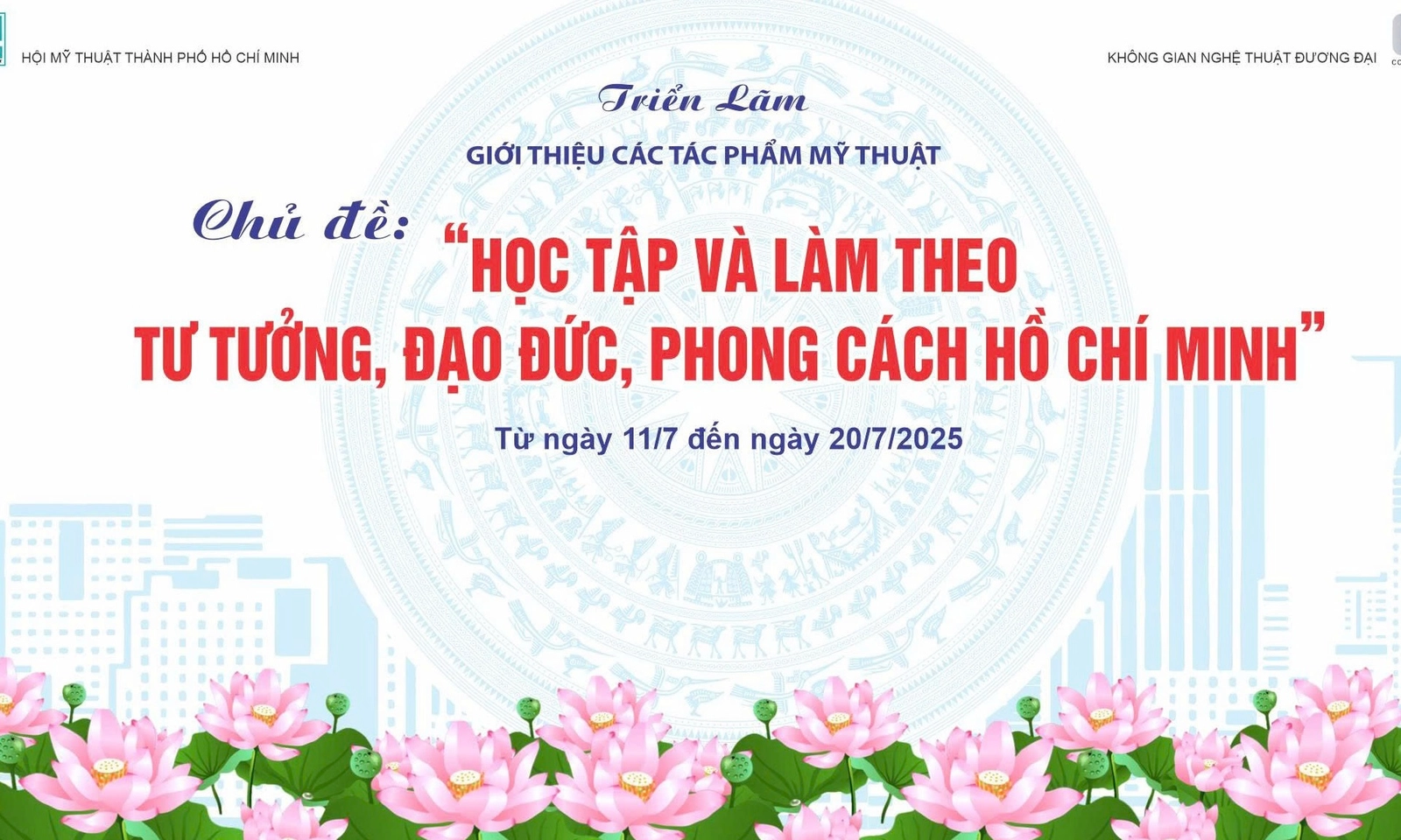 Triển lãm mỹ thuật “Học tập và làm theo tư tưởng, đạo đức, phong cách Hồ Chí Minh” năm 2025