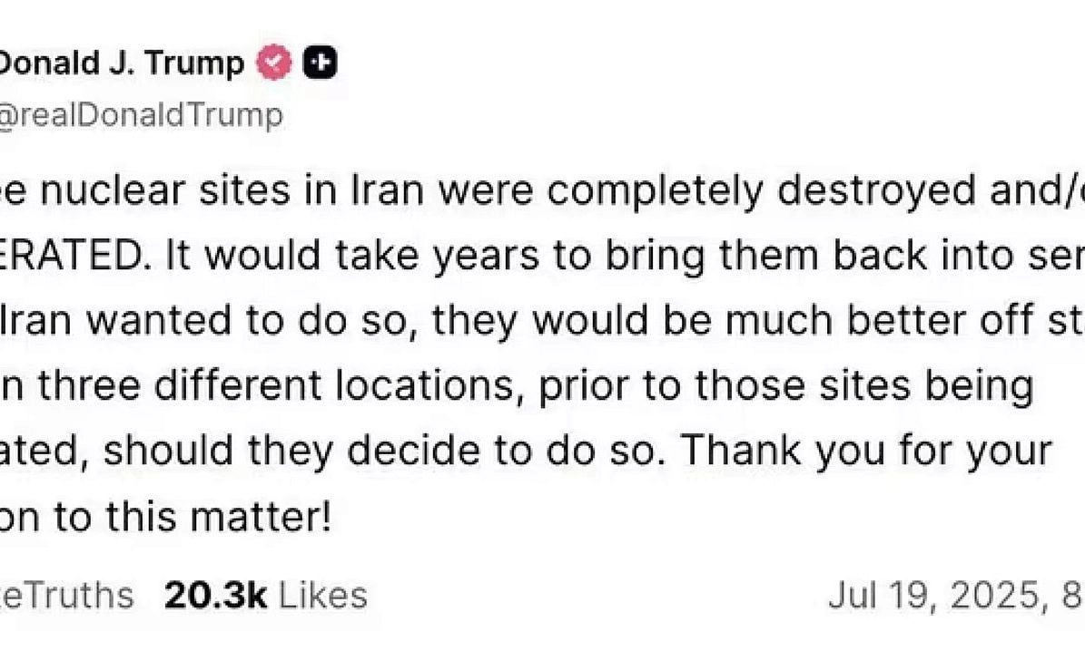 Tổng thống Trump tuyên bố sẽ phá hủy bất kỳ cơ sở hạt nhân mới nào của Iran