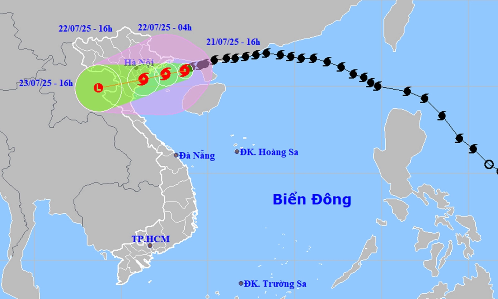 Bão số 3 mạnh nhất cấp 9 - 10 cách Quảng Ninh chưa đầy 100km